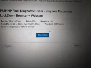 NR668 PMHNP Final Diagnostic Exam