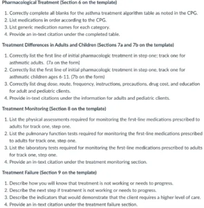 NR565 Week 6: Respiratory Protocol Assignment