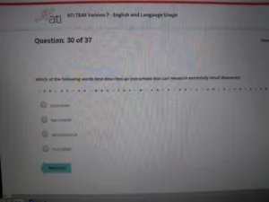 ATI TEAS Version 7 - English and Language Use