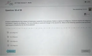 ATI TEAS Version 7 - Math