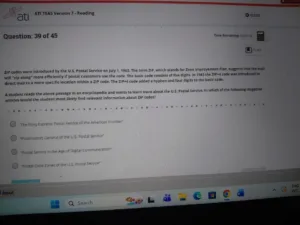 ATI TEAS Version 7 - Reading