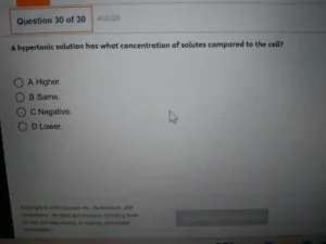 HESI A2 - Biology