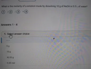 CHEM110 Week 4: Exam 2