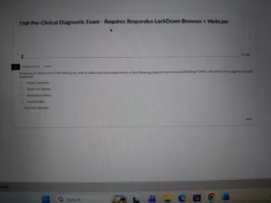 NR511 FNP Pre-Clinical Diagnostic Exam