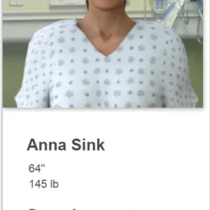 NR305 Week 6 iHuman Case: Anna Sink