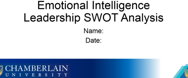 NR447 Week 4 Assignment: Emotional Intelligence