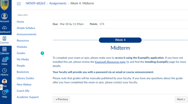 NR509 Week 4 Midterm