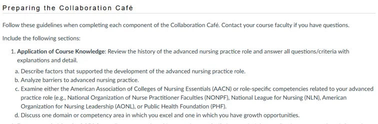 History of Advanced Nursing Practice Role