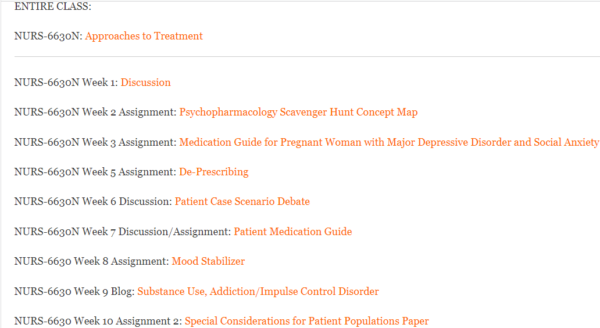 Approaches to Treatment