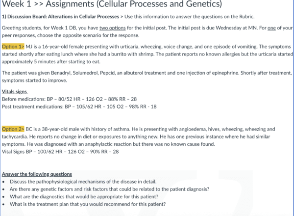 NURS-6501C Week 1 Discussion: Alterations in Cellular Processes - Image 3