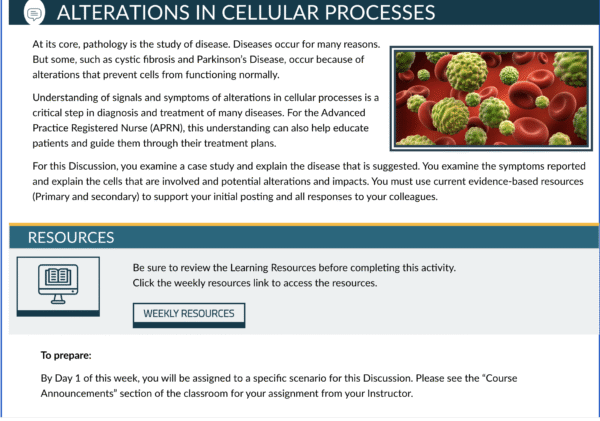 Alterations in Cellular Processes