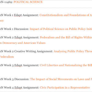 POLITICAL SCIENCE
