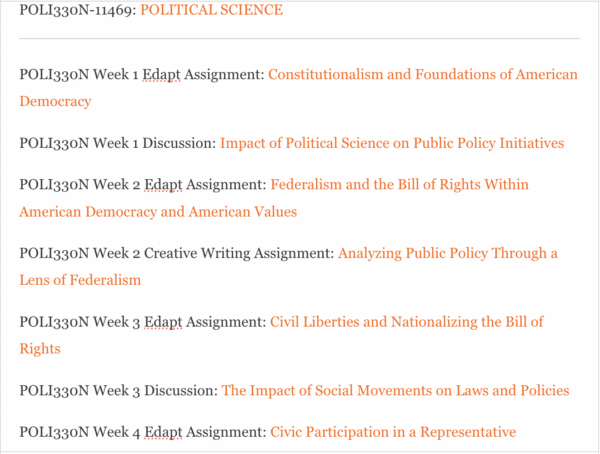 POLITICAL SCIENCE