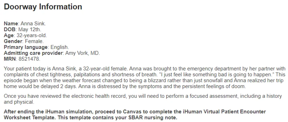 NR305 Week 6 iHuman: Anna Sink - Image 7