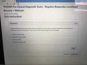 NR547 Week 2: CEA Pre-Clinical Diagnostic Exam