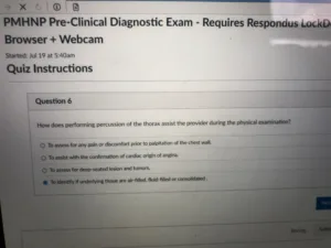 NR547 Week 2: CEA Pre-Clinical Diagnostic Exam
