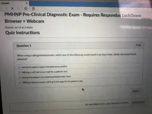 NR547 Week 2: CEA Pre-Clinical Diagnostic Exam
