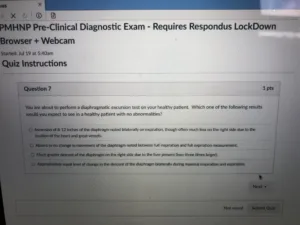 NR547 Week 2: CEA Pre-Clinical Diagnostic Exam
