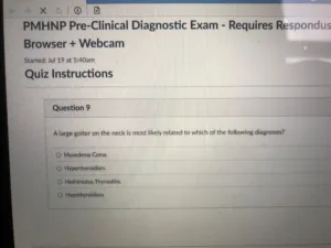 NR547 Week 2: CEA Pre-Clinical Diagnostic Exam