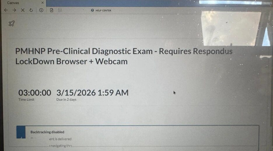 NR547 Week 2: PMHNP Pre-Clinical Diagnostic Exam