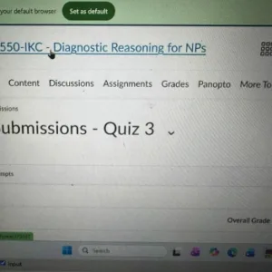 NSG-550 Quiz 3