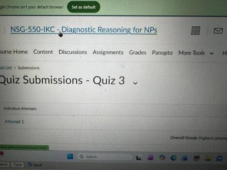 NSG-550 Quiz 3