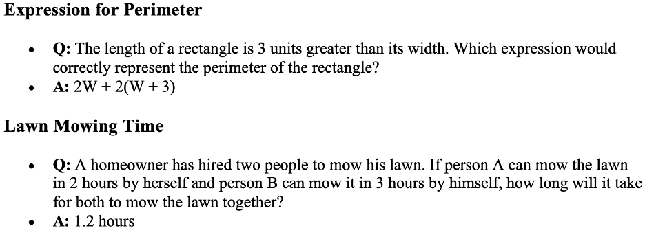 ATI TEAS MATH