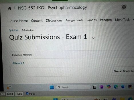 NSG 552 Exam 1