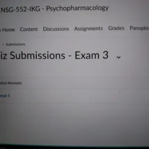 NSG-552 Exam 3