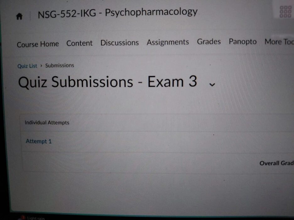 NSG-552 Exam 3