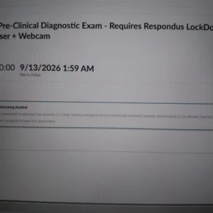 NR511 FNP Pre-Clinical Diagnostic Exam